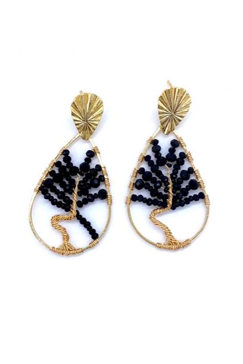 ARETES ÁRBOL DE LA VIDA CRISTAL Opalo