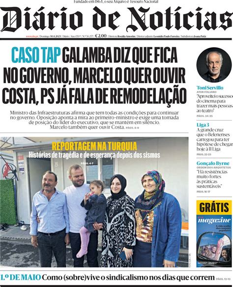 Capa Di Rio De Not Cias Abril Capasjornais Pt