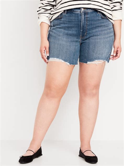 High Waisted Og Jean Shorts Inch Inseam Old Navy