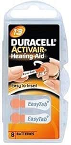 Amazon 48 X Size 13 Duracell Activair Da13 Easy Tab Hearing Aid