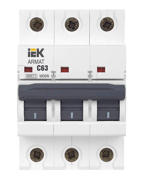 ARMAT Автоматический выключатель M06N 3P C 63А IEK (AR-M06N-3-C063 ...