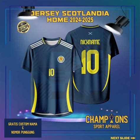 Jual Jersey Timnas Scotlandia Home Terbaru Jersey