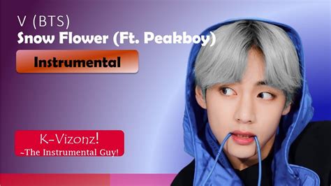 V Bts Snow Flower Feat Peakboy Youtube