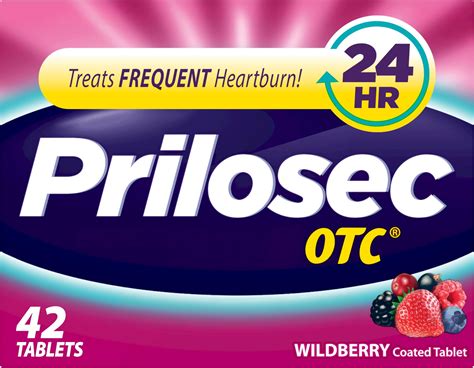 Prilosec Otc Omeprazole Delayed Release 20mg Acid Reducer