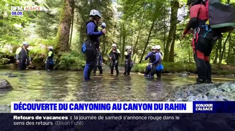 C beau chez nous à la découverte du canyoning dans le canyon du Rahin