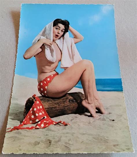 Alte Ak Erotik H Bsche Frau Im Bikini Vintage Pin Up Model Pretty Woman Picclick Uk