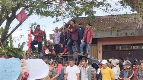 Terkait Kasus PT CA Mahasiwa Demo Kejari Abdya Serambinews