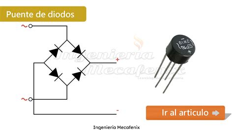 Como Funciona El Puente De Diodos Ingeniería Mecafenix