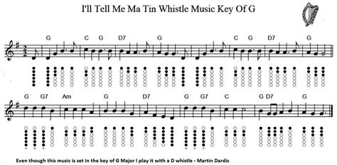 Whiskey In The Jar Sheet Music Tin Whistle Tab Piano Keyboard Letter