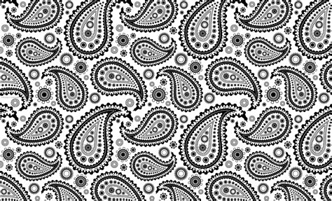 black  white paisley wallpaper wallpapersafari