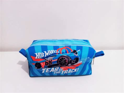 Estojo Duplo Tema Hot Wheels Volta As Aulas Elo