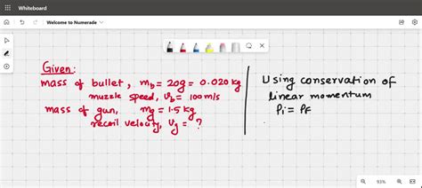 Solved A Bullet Of Mass G Is Fired Horizontally With Velocity M