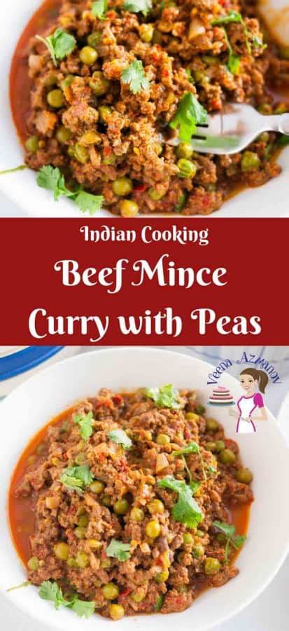 Beef Mince Curry with Peas aka Kheema Mattar Masala - Veena Azmanov