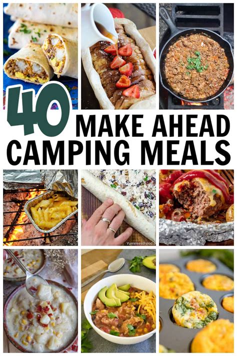 The Best Make Ahead Camping Meals for Easy Campground Cooking - Refresh