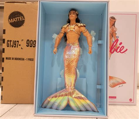 Barbie Signature 2021 Merman King Of The Ocean Ken Doll Nrfb Ebay