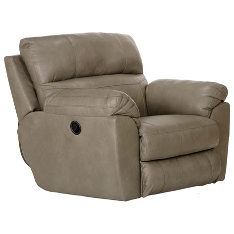 Catnapper Costa Leather Match Power Lay Flat Recliner Pedigo Furniture Recliner Lay Flat