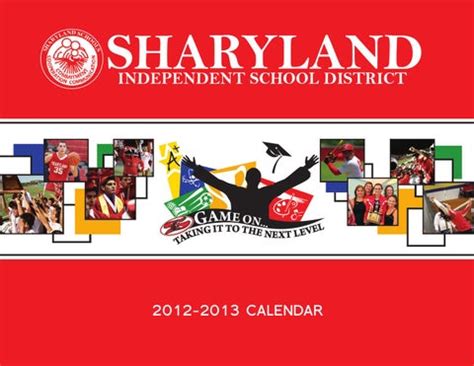 Sharyland ISD 2012-2013 Calendar by Sharyland ISD - Issuu