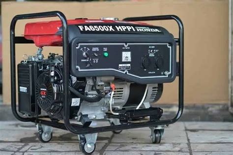 Jual Mesin Genset Listrik Honda FA 6500 X 4400 Watt Generator Bensin Di