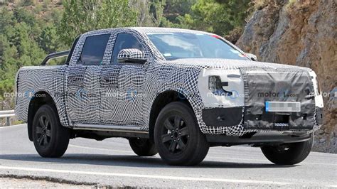 2023 Ford Ranger PHEV Prototypes Spied Touring Southern Europe