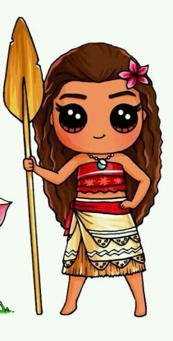 Super Drawing Ideas Easy Disney Moana Ideas Kawaii Girl Drawings Cute Disney Drawings Disney