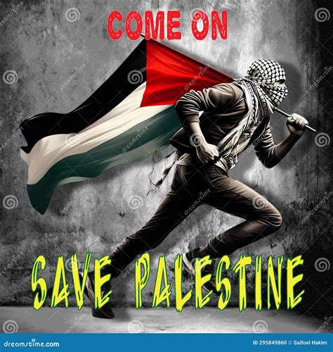 Save Palestine Stock Illustration Illustration Of Person