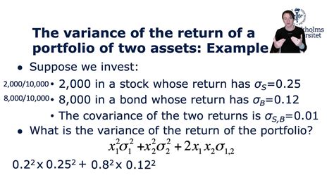 Calculate The Variance Of A Portfolio Quant Rl