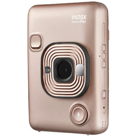 楽天ビック｜富士フイルム｜fujifilm ハイブリッドインスタントカメラ 『チェキ』 Instax Mini Liplay ブラッシュ