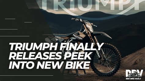 Triumph Motocross Bike Revealed - Dirt Bike Vault