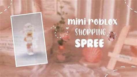 Mini Shopping Spree 2 Roblox Adorfairyq YouTube