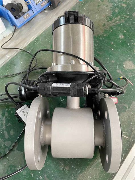 Sewage OEM Battery Operated Magnetic Flow Meter Q T Instrument Co Ltd