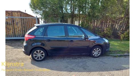 Citroen C4 Picasso 1 6 16V THP Sensodrive Schrottauto 2009 Schwarz