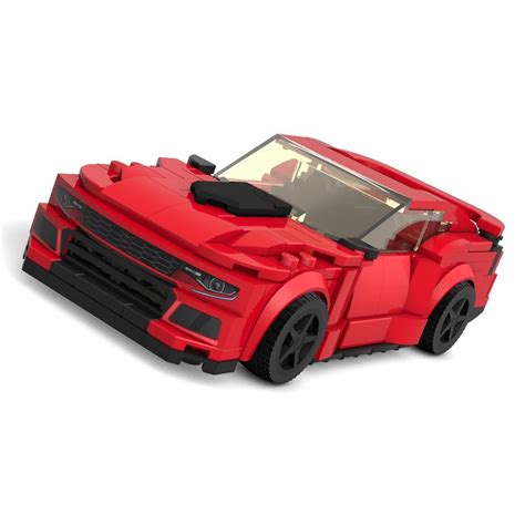 LEGO MOC Chevrolet Camaro ZL1 II (red version) by klara_mocs | Rebrickable - Build with LEGO