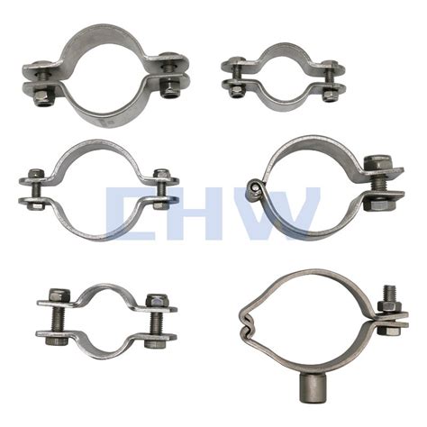 Supply Sanitary Stainless Steel Ss Ss L Pipe Support Clamps