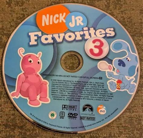 Nick Jr Favorites Dvd Version Originale Am Ricaine Eur