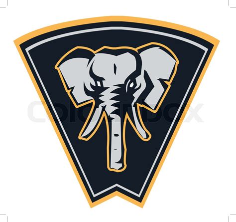 elephant symbol | Stock vector | Colourbox