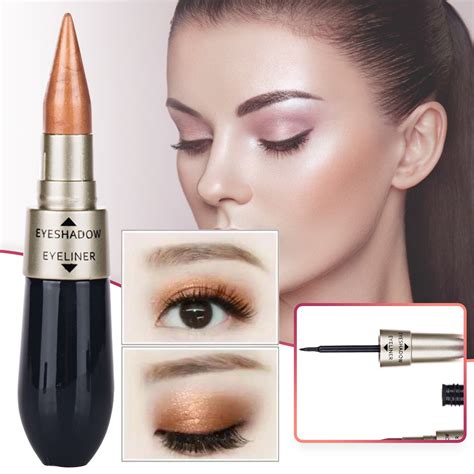 Movawaky Double End Liquid Eyeshadow Combination Easy To Wear Makeup