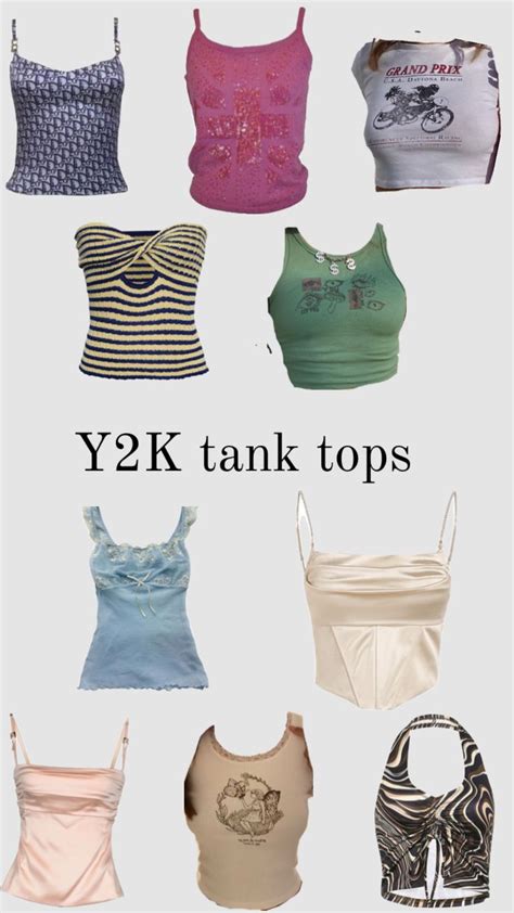 Y2k Tank Tops Trendy Outfit Inspiration