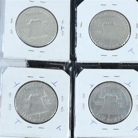 Complete Set of Franklin Silver Half Dollars | EBTH