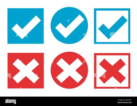 Vector Check Mark Icons Stock Vector Image And Art Alamy