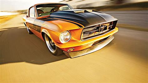 1967 clásico fastback vado caliente muscular mustang varilla