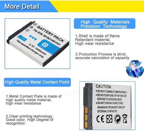 Np Bd1 Np Bnp Fd1 Np Fd1 1200mah 3 7v Camera Battery For Sony Dsc T300 Tx1 T900 T700 T500 T200