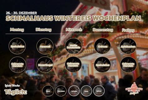 Cranger Weihnachtszauber 2022 Schmalhaus Wintereis Wochenplan