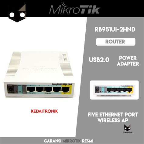 Jual Mikrotik Rb Ui Hnd Router Wifi Wireless Ap Ghz Ethernet