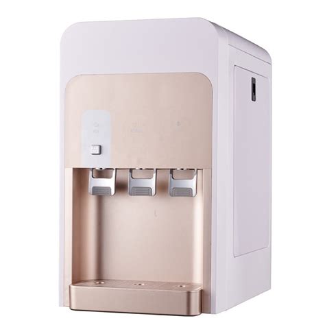 China Customized Korean Style Desktop Water Dispenser Hot Cold Warm Pipeline Compressor