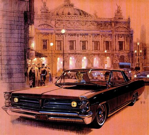 Fitzpatrick And Kaufman Classic 1960s Pontiac Car Print Advertisements Images Art And Pictures