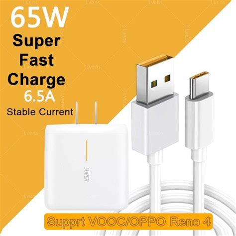 Oppo 65W Charger Type C Supervooc 2 0 Fast Charger 6 5A USB Type C