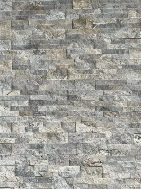 Shop Silver Travertine Split Panels Ultimate Stones