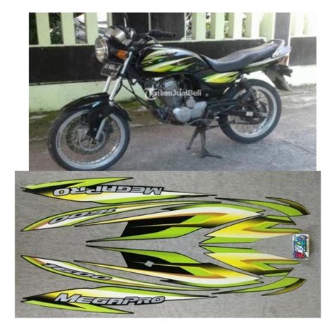 Jual Stiker Striping Lis Standar Ori Honda Megapro Mega Pro Hijau Tahun