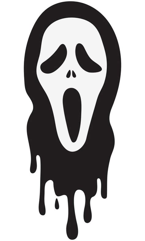 Spooky scream mask on white background. 34904609 Vector Art at Vecteezy