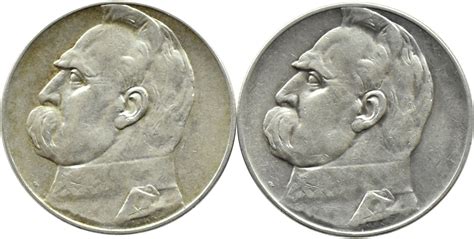 Polska II RP Józef Piłsudski lot 5 złotych 1935 1936 Warszawa